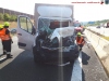 VU LKW - Person eingeklemmt, A3 Richtung Würzburg, 12.08.2020